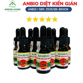 Combo 10 chai thuốc diệt kiến gián sinh học anbio, diệt tận gốc, an toàn, hiệu quả, dung tích 10ml