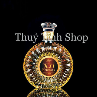 Chai, bình đựng rượu thủy tinh cao cấp 500ml. mẫu xo tròn
