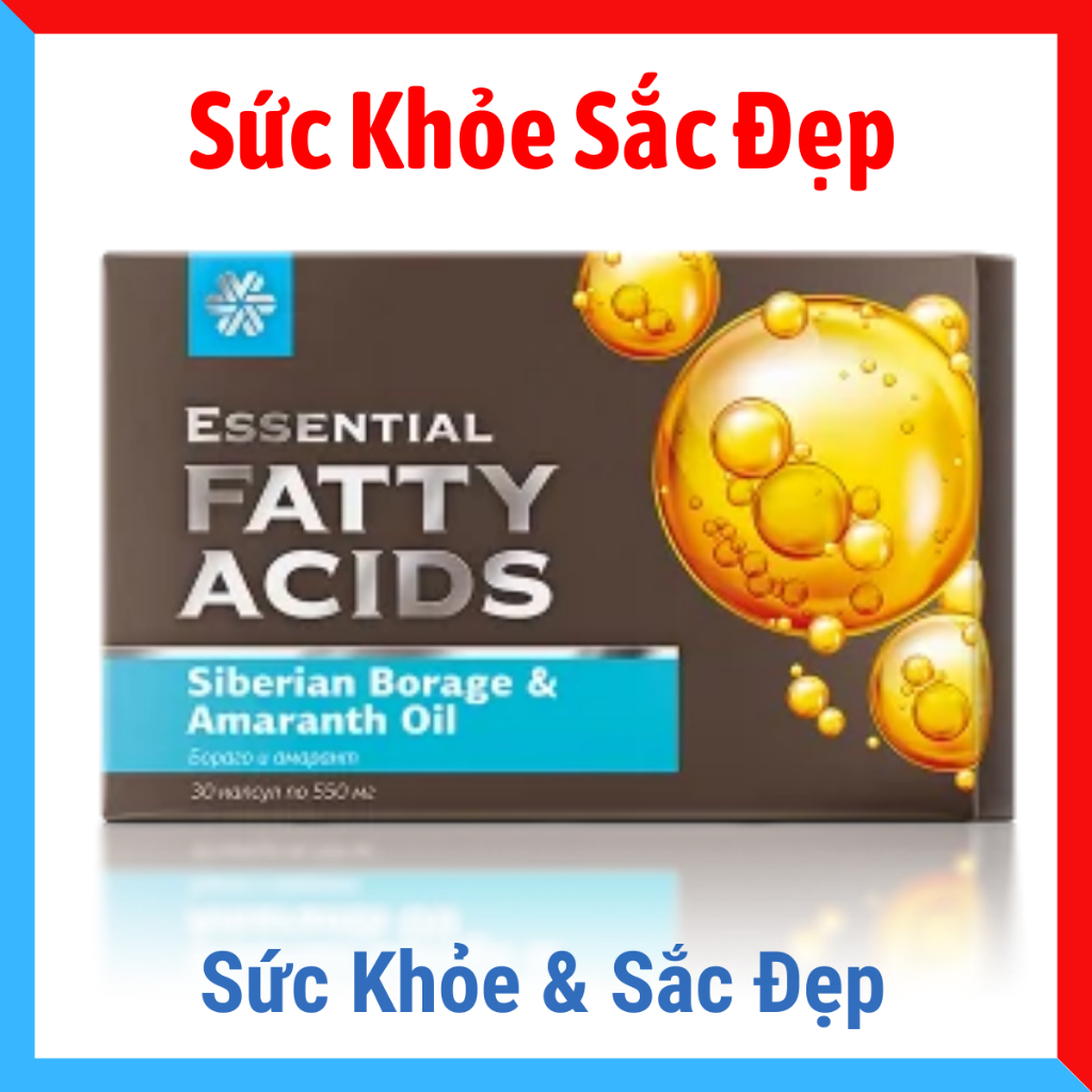 [Hỗ Trợ Viêm Nhiễm]OMEGA Dị ứng - Essential Fatty Acids Siberian Borage & Amaranth Oil - 30 viên