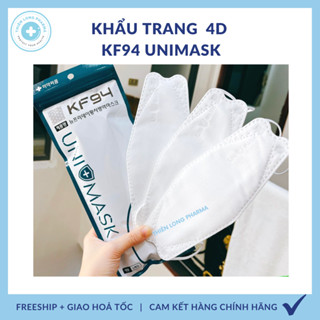 [SET 100 Cái] Khẩu trang KF94 Uni Mask 4D kháng khuẩn, hàng chính hãng kiểu dáng Hàn Quốc siêu đẹp