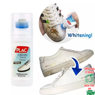 Chai vệ sinh Giày Plac, Túi Xách Có Đầu Cọ Siêu Sạch 100ml, xóa Ố Giày Dép Thần Thánh Nhỏ Gọn, Đa Năng