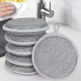 Miếng rửa chén xám 2 mặt, Bọt Biển rửa bát, Miếng rửa bát mút xốp