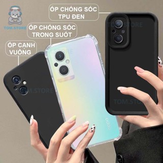  Ốp lưng Oppo Reno 7Z 5G   8Z 5G   A96 5G chống sốc đen,kem,TPU viền vuông,chống sốc trong suốt silicon 