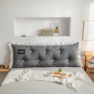 Gối Tựa Đầu Giường Hình Chữ Nhật Chất Vải Đũi Mát Cao Cấp Kích Thước 1m8 Có Sẵn