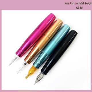 Máy Pen phun xăm môi  mini 5.0 2 đầu xăm hình,Dùng được 4 loại kim Pearl Charmant Pen Cấy Phấn