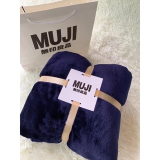 Chăn Lông Tuyết Muji Mềm Mịn Loại 1 Kích thước 2mx2m3, Chăn Lông Tuyết Thu Đông