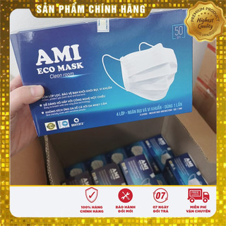 Combo 3 hộp khẩu trang y tế Ami màu ngẫu nhiên