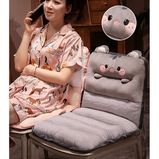 Nệm lót ngồi ghế ngồi văn phòng, đệm tựa lưng dựa tường, gối ôm ngủ gấu bông (mã 01)