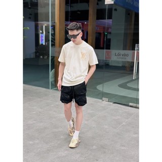 Áo phông nam lờ vê in hình sau lưng siêu đẹp, áo thun nam nữ cộc tay vải cotton co giãn 2 chiều