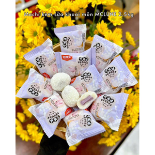 Thùng 1kg Bánh Mochi Kem Sữa MCLUNE Vị Sầu Riêng/ Khoai Môn/ Sữa Đậu Nành, Sữa bơ/ Xoài -Ăn vặt đậu đậu86