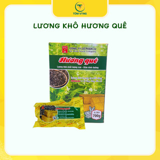 Lương khô hương quê - hộp 700g - công ty 22 - tôm vàng