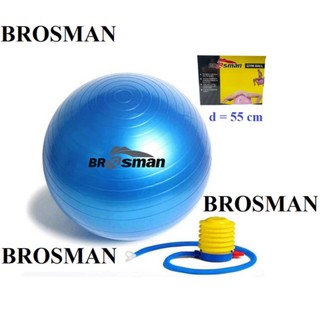 Bóng tập yoga brosman 75cm, 65cm, 55cm