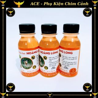 Nước tắm chim cảnh hoàng long, nước tắm chim 120ml cao cấp ace phụ kiện chim cảnh