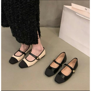 [FreeShip] Giày Búp Bê Đế Bệt Quai Đính Ngọc Đế Mềm Dẻo Êm Chân