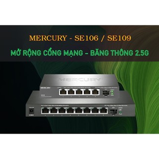 ✅ switch chia lan 2.5g mercury se106 / se109 / bộ chuyển mạch 2.5g