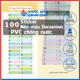 Sticker PVC siêu bền chống nước cute Linh Chi-20