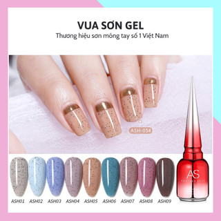 Sơn móng tay gel as tone màu nhũ cát vua sơn as mã ash 15ml