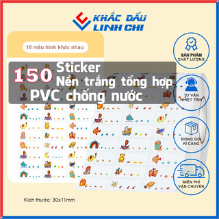 Sticker cute PVC siêu bền chống nước Linh Chi -20