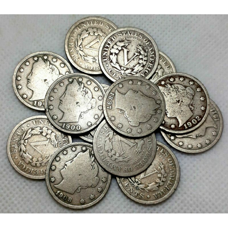 Xu U.S Xưa LIBERTY NICKEL, Năm sâu ít gặp Sưu Tầm