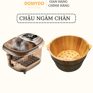 Bồn ngâm chân massage tự động làm nóng nước có chống giật , máy ngâm chân massage có sục khí domydo