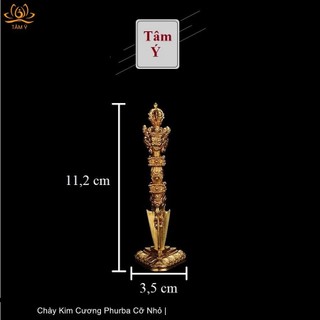 Chùy Kim Cang Phổ Ba Phurba Cao 11,2cm MS02