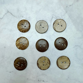 140 Nút Áo Gỗ Dừa Handmade Đủ Size