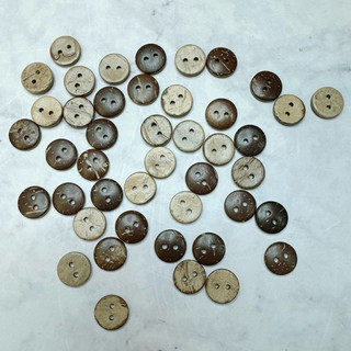140 Nút Áo Gỗ Dừa Handmade Đủ Size