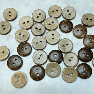 140 Nút Áo Gỗ Dừa Handmade Đủ Size