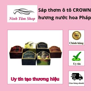 Sáp thơm ô tô CROWN cao cấp hương nước hoa Pháp