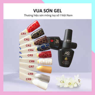 Sơn gel AS móng tay dạng nứt độc đáo lạ mắt VUA SƠN AS mã CR 15ml