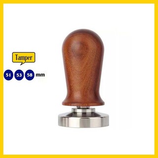 Tamper nén lò xo cà phê cán gỗ