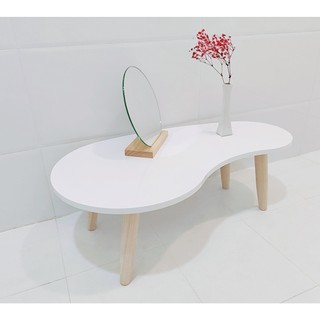 Bàn Trà Sofa Hình Hạt Đậu Phong Cách Hàn Quốc