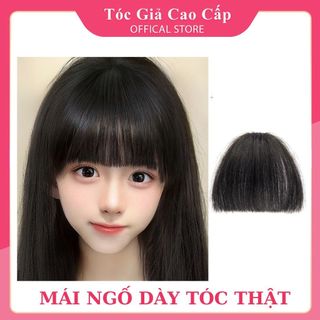 TÓC THẬT - Tóc mái ngang dày