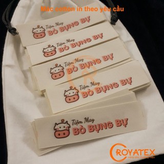 500c Mác In Cotton Zaka Mềm Mịn, Chất liệu mác cotton, In theo yêu cầu