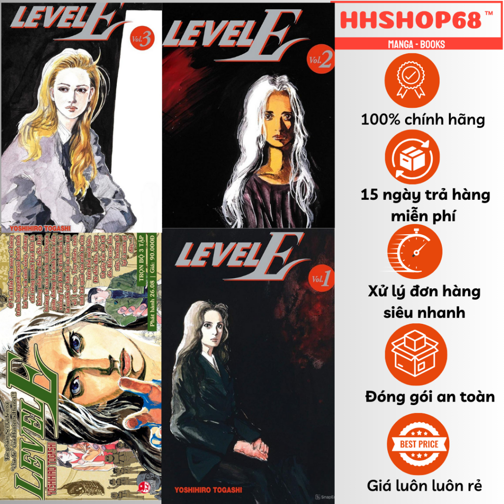 Truyện tranh - Level E (Combo 3 cuốn) - NXB Kim Đồng