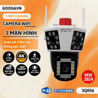 Camera WIFI IP App YOOSEE Trong Nhà 3 Râu Không LAN Bắt Sóng Mạnh - Đàm Thoại 2 Chiều - BẢO HÀNH 12T