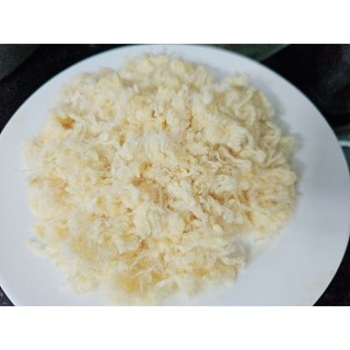 Chà bông làm nhân trung thu, bánh mì, chà bông xù