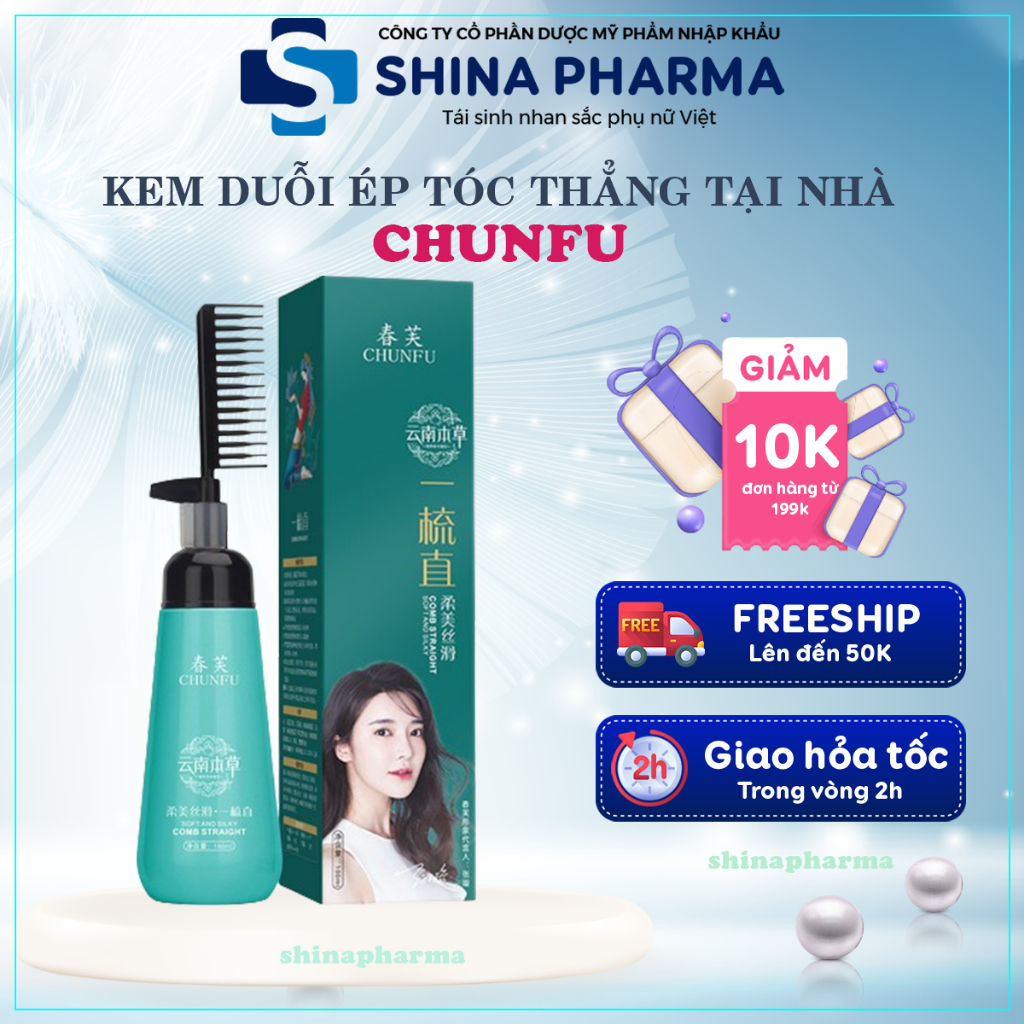 Kem Ép Tóc Thẳng Chunfu - Kem Chunfu Duỗi Tóc Nhanh Chứa Protein Và Nuôi Dưỡng Tóc Mà Không Làm Hư Tóc.