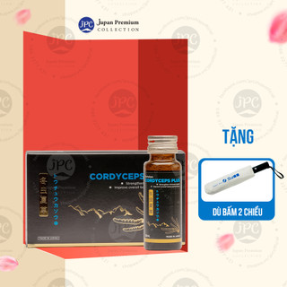 Nước uống đông trùng hạ thảo nhật bản - fine japan cordyceps plus hộp 10 chai x 50ml