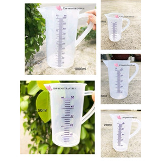 [HOẢ TỐC]Ca Đong Định Lượng, Ly Nhựa Đo Lường, Cốc Chia Vạch CHỊU NHIỆT 50ml 100ml 250ml 500ml 1000ml 2000ml -trần trúc