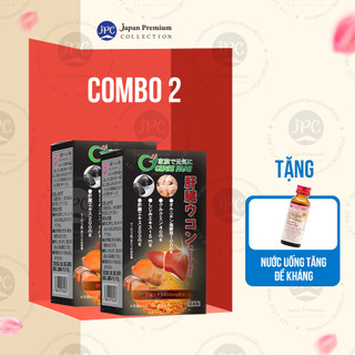 Combo 2 viên uống giải độc gan bổ gan nhật bản kanzou ukon genki fami, bảo vệ tăng cường chức năng gan