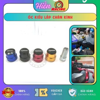 Ôc Kiểu Lắp Chân Kính Xe Máy Đủ Màu