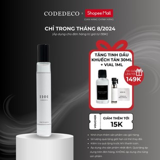 Tinh dầu thơm codedeco 1101 10ml dạng lăn nam tính, hấp dẫn, thanh lịch