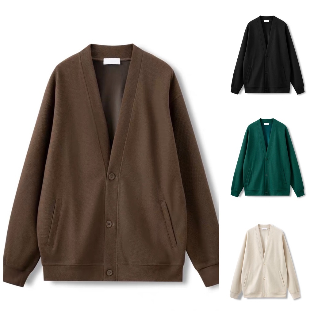 Áo khoác nỉ cardigan,áo khoác hoodie nỉ  form rộng phong cách Hàn Quốc nam nữ mặc cực chất-TEELAP