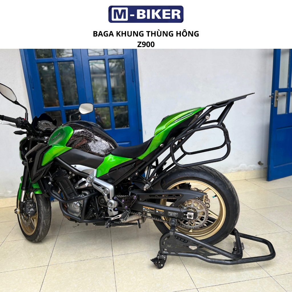 [ Chính hãng ] Baga sau z900.baga khung thùng hông z900.baga gắn thùng z900 mbiker.