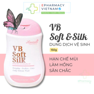 Dung Dịch Vệ Sinh Phụ Nữ HANAYUKI VB SOFT SILK Pink Làm Sạch, Cân Bằng pH, Hạn Chế Mùi 150ml