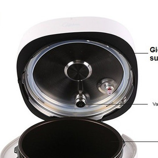 Van phụ nồi áp suất điện + 3 gioăng nhỏ - Set 5