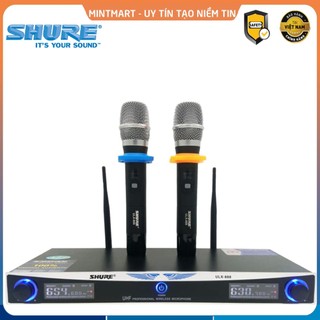 Micro không dây - micro karaoke shure ulx-888 - bảo hành 12 tháng