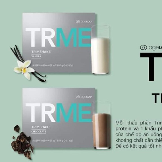 Ageloc TR90 Trimshake 15 gói hương Vani Socola