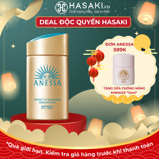 [ĐỘC QUYỀN HASAKI - ĐƠN 499K TẶNG MINISIZE - QUÀ GIỚI HẠN] Sữa Chống Nắng Anessa Dưỡng Da Kiềm Dầu (Mới) SPF50+ PA++++